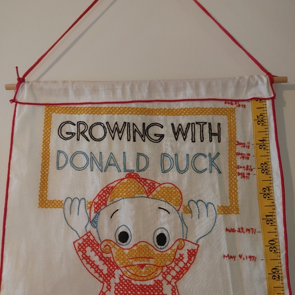 Walt Disney paragon Needlecraft vintage grow chart - Picture 3 of 8